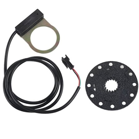 Elektriska Cykelpedaler 12 Magnet E Bike Pas System Extra Sensor Hastighetssensor