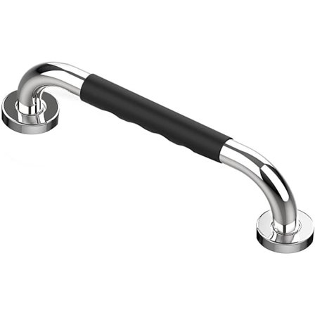 Toalettgrep 30cm Krom Rustfritt Stålgrep for Bad, Dusjhåndtak, Badehåndtak, Gripehåndtak for Toalett