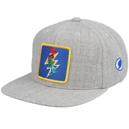 PJ Masks - Grå snapback Keps - Kids Lightning Grey Snapback @ Hatstore