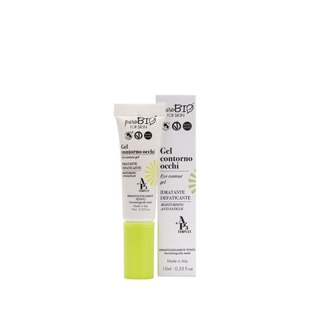 puroBIO Viso Gel Contorno Occhi Idratante Defaticante 10ml - Contorno occhi idratante