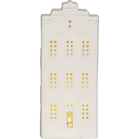 Star Trading - Dekorasjonsfigur 992-75 Dekoration Vinter Hus Hvit