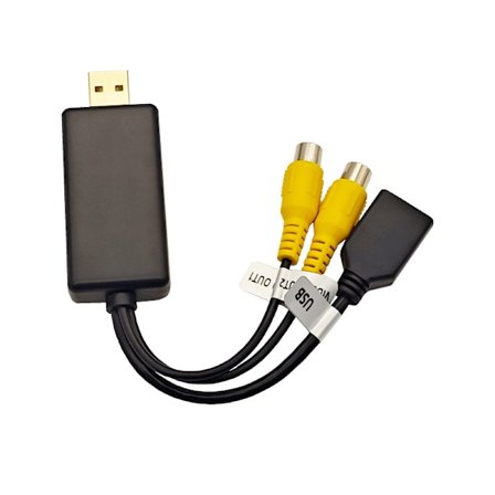 USB til CVBS Video Output Adapter Boks Interface Tilslut til Skærm Visningsenhed til Android Radio Multimedia