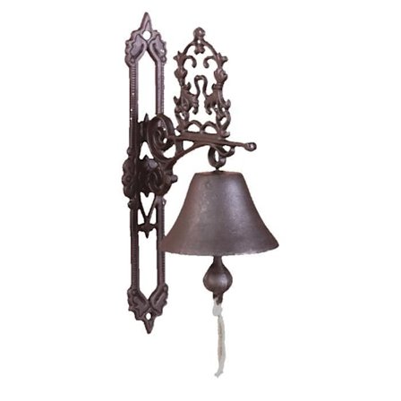 Klassisk klocka - L 19,5 x b 13 x H 35,8 cm - Gjutjärn