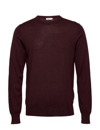 M. Merino Sweater Strikkegenser M. Rund Krage Rød Filippa K