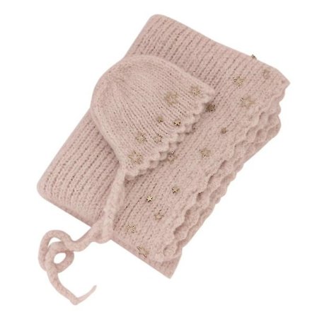 2 stk. Charmerende Nyfødt Festkostume Baby Foto Prop Hat Indpakning Stjerne Baggrund