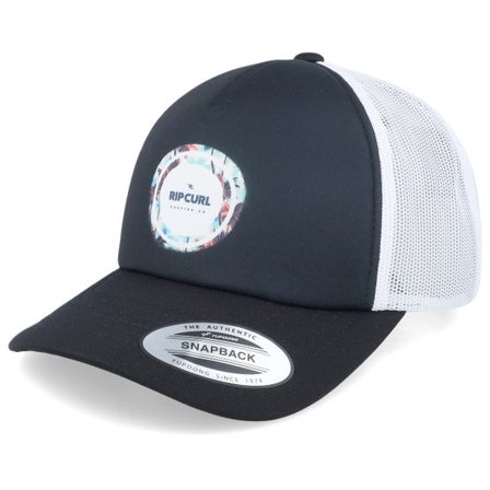 Rip Curl - Svart trucker Keps - Weekend Black/White Trucker @ Hatstore