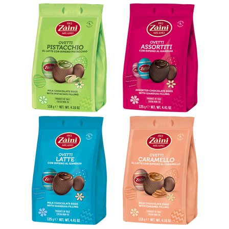 Chokladägg Pistage/Saltkaramell/Gianduja 118-125 g