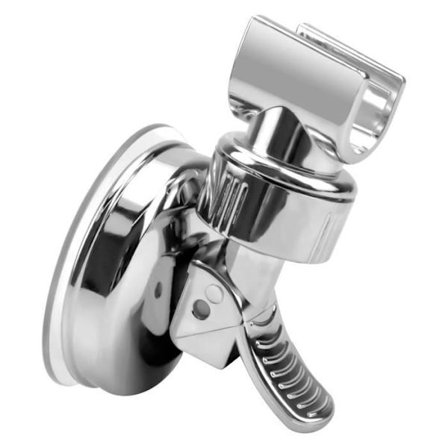 Brusehovedholder, sugekop brusehovedholder 360° rotation justerbar uden boring til badeværelse