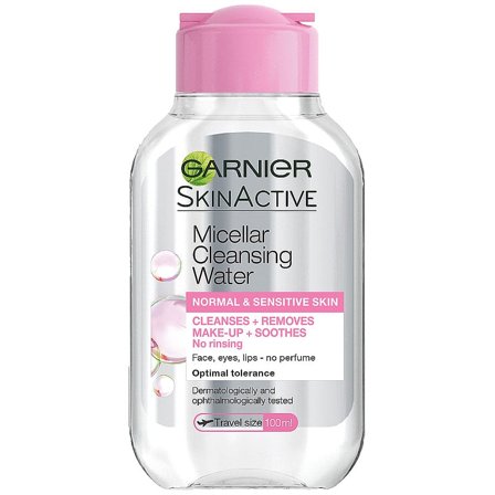 Garnier Micellar Cleansing Water All-in-1 for Normal & Sensitive skin 100 ml, Mini, Skincare, Renseprodukter, Micellar Water