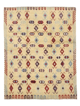 Moroccan Berber - Afghanistan Hand Knotted 157X203 Rug Afghanistan