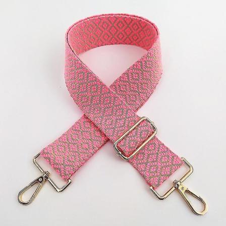 S dett v laukkuhihna, olkahihna, leve Pink