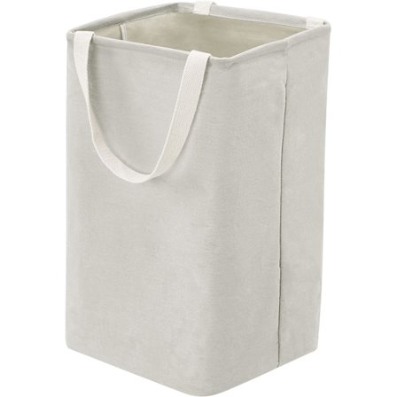 Høy Kubbe Oppbevaringskurv Lys Grå 40*25*46cm