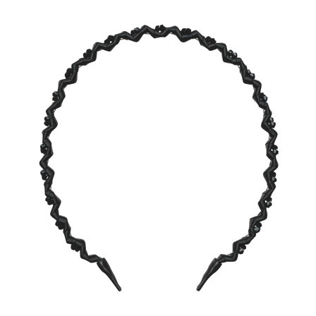 Invisibobble Hairhalo Black Sparkle, 1 stk.