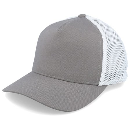 Flexfit - Grigio trucker Cappellino - Grey/White 110 A-Frame Trucker @ Hatstore