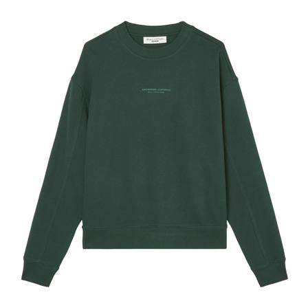 Marc O'Polo, O-shaped oversized sweatshirt Groen, Dames, Maat:M,Katoen