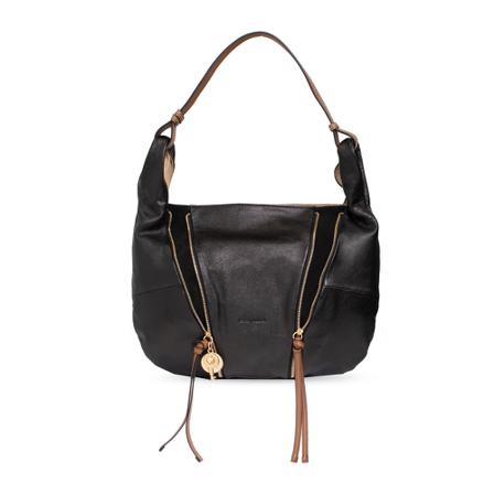 See by Chloé Indra hobo shoulder Taske Sort, Dame Skuldertasker, Størrelse: ONE Size
