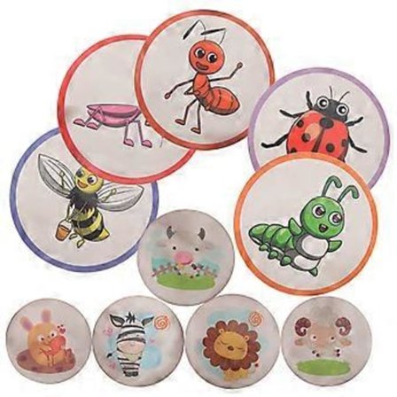 10 ark pottetræningsmærkater, tegneserie, pottetræning til småbørn, toilet, farveskiftende klistermærke