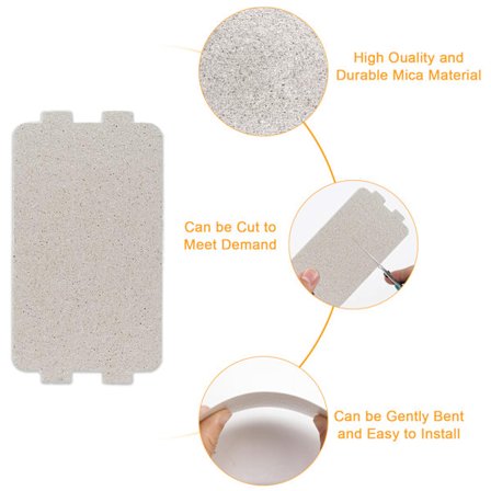 6 Glimmerplattor för mikrovågsugn, Universell vågledarskydd Ersättningsdel för köksmikrovågsugn [JSR]