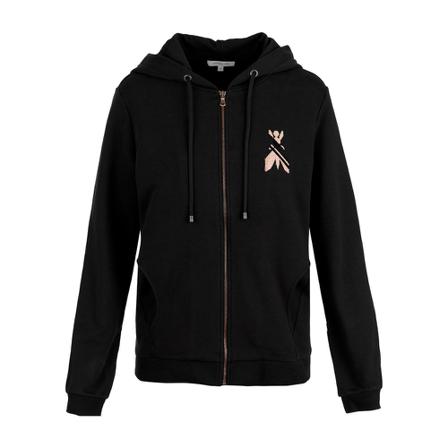 Patrizia Pepe, Sweatshirt Zwart, Dames, Maat:S