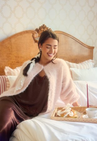 BUBBLEROOM-Viscose Satin Lace Singlet-XL