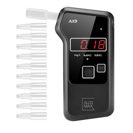 AX9 elektrokemisk alkoholtester med PLATINUM