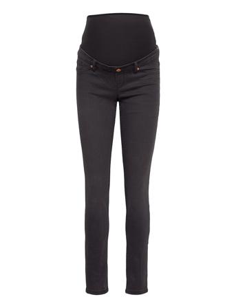 Trs Denim Mom Tova Soft Black Slim Jeans Sort Lindex