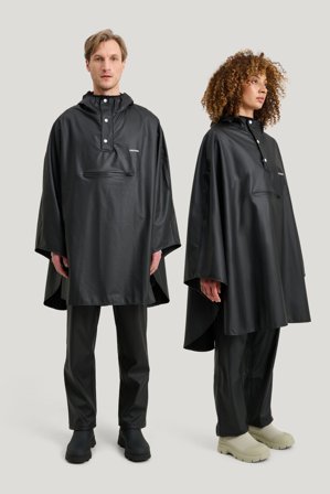 Tretorn Pu Light Rainponcho — Regenjas Dames/Heren — Zwart | Bovenkleding, Regenlaarzen, Jassen & Regenkleding voor Dames, Heren & Kinderen