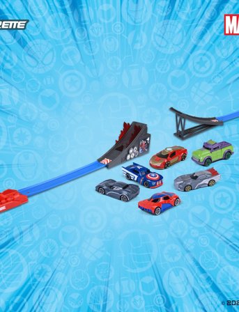 Majorette Marvel Bridge Jumper - Red - ONE SIZE