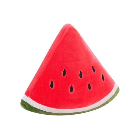 Sød vandmelonkrammende pude behagelig og håndfølende gave til julefødselsdag 30cm Triangle