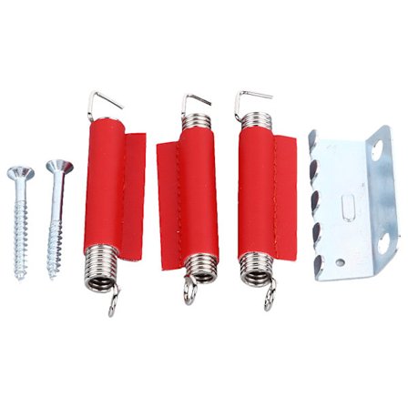Gitarr Tremolo Bridge Fjäder Kit Ljudlös för ST Tremolo Fjäder Klo Kit Ersättning Gitarrer Delar GAQ126 Röd Färg