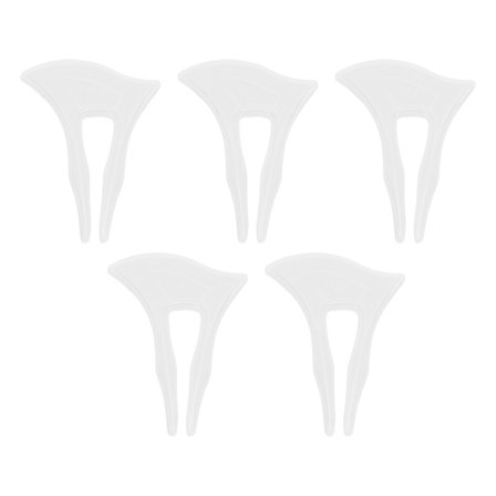 5 st silikonhårnålsformar, lätta att ta bort, slätare, elastiska, återanvändbara smyckesklippformar för gör-det-själv-hantverk