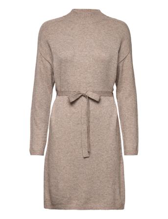 Onlleva L/S Belt Dress Ex Knt Beige ONLY