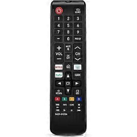 Universalfjernbetjening til Samsung Smart-TV, erstatningsfjernbetjening egnet til 4K UHD QLED HDTV LED-TV, med Hulu Netflix Prime-Video knapper