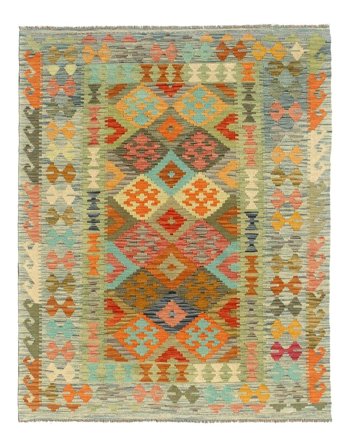 Oriental Kilim Afghan Old Style Rug 148X201 Wool, Afghanistan