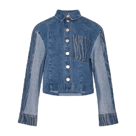 Noella Kimbra Shirt - Patch Denim Blusar Dam Blå M