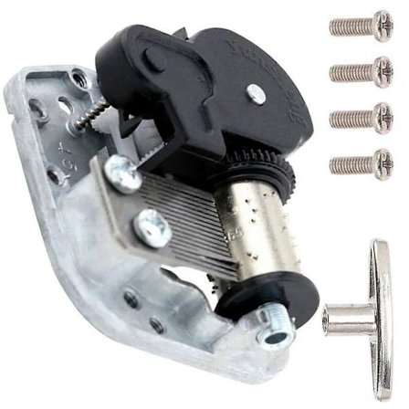 Spilledåse Optræksdele Urværksdesign Fjeder Mekanisme Gør-det-selv Projekt 5.00X4.50X2.00CM Sølv 1 Sæt Sølv 5.00X4.50X2.00CM