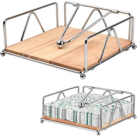 1 stk Moderne Bordsserviettholder, Metall Treserviettholder