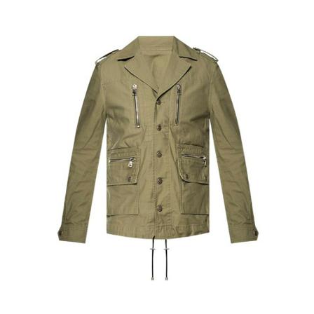 Balmain Veste Army , Groen , Heren , Maat: S
