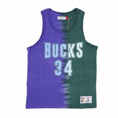 Mitchell & Ness tank top nba vertical tie dye Lilla, Herre