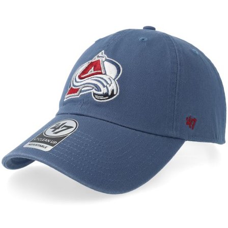 47 Brand - NHL Blå unconstructed Keps - Colorado Avalanche Clean Up Timber Blue Dad Cap @ Hatstore