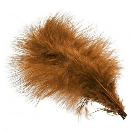 Marabou Plumes - Golden Brown