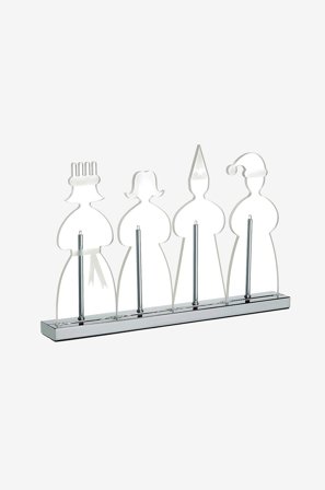 Markslöjd - LUCIA Lysestake - Krom - Adventsstaker - Fra Homeroom