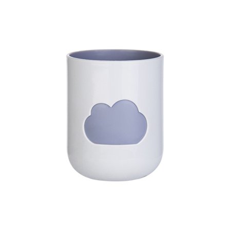 Harmaa - Valkoinen - Erillinen muotoilu Ekologiset pilvet Kurlaushuone Pohjoismainen minimalistinen pariskunnan hammasharja Kuppi Kotitalous Vesi 