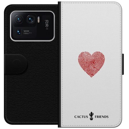 Yhteensopiva Lompakkokotelo Xiaomi Xiaomi Mi 11 Ultra Cactus and Friends - Fingerprint Love
