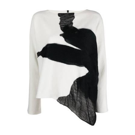 PierAntonioGaspari, Round-neck Knitwear Biały, Kobieta, Rozmiar: S