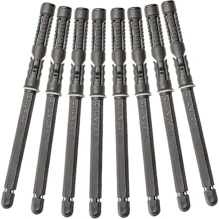 8-delars dolda flytande hyllfästen, osynligt väggfäste hyllfäste, kraftigt fäste för DIY flytande vägghyllor (10x