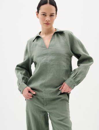 InWear Solinaiw Blouse - Khaki green - 40