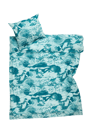 Arabia Mumin bäddset 150x210 Segling GOTS Sovrum Flerfärgad CM