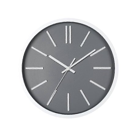 Moderne Vægur, Rundt Lyst og Farverigt 3D Vægur, Letlæseligt