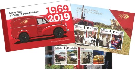Jersey - 50 år posthistorie - Postfrisk prestigehæfte